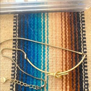 3/$15. Gold Knot Necklace by Alfani